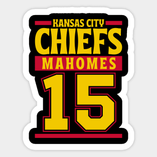 Kansas City Chiefs Mahomes 15 American Football Team Sticker